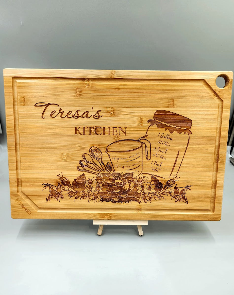 17.6 x 12 " Large Size Engraved Cutting Board