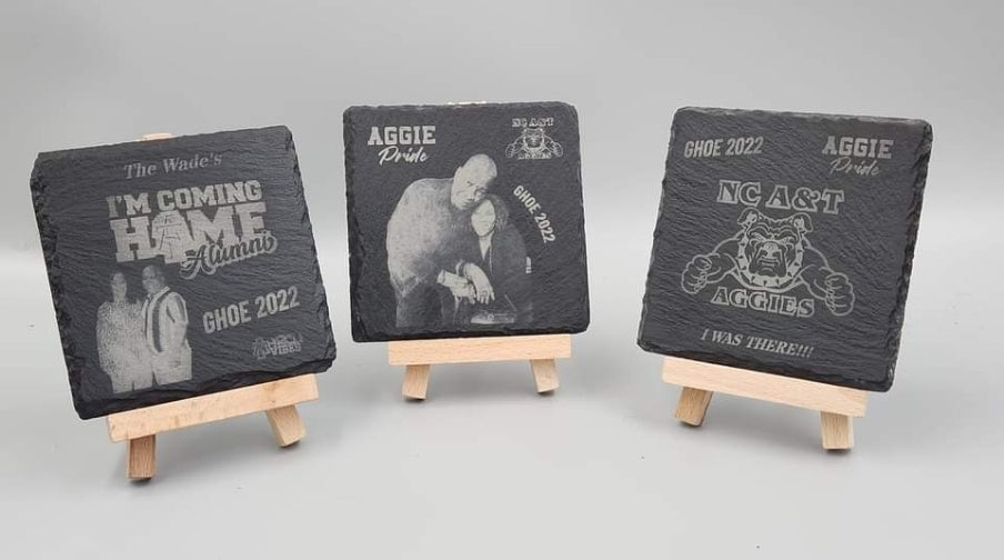 Engraved Slate Coasters