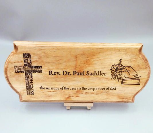 Engraved Name Plaque
